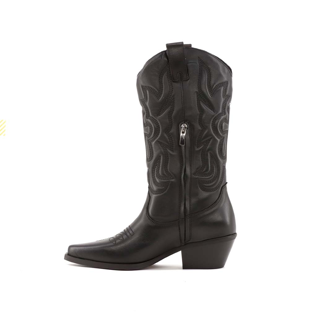 Club Style Texano Pelle Nero